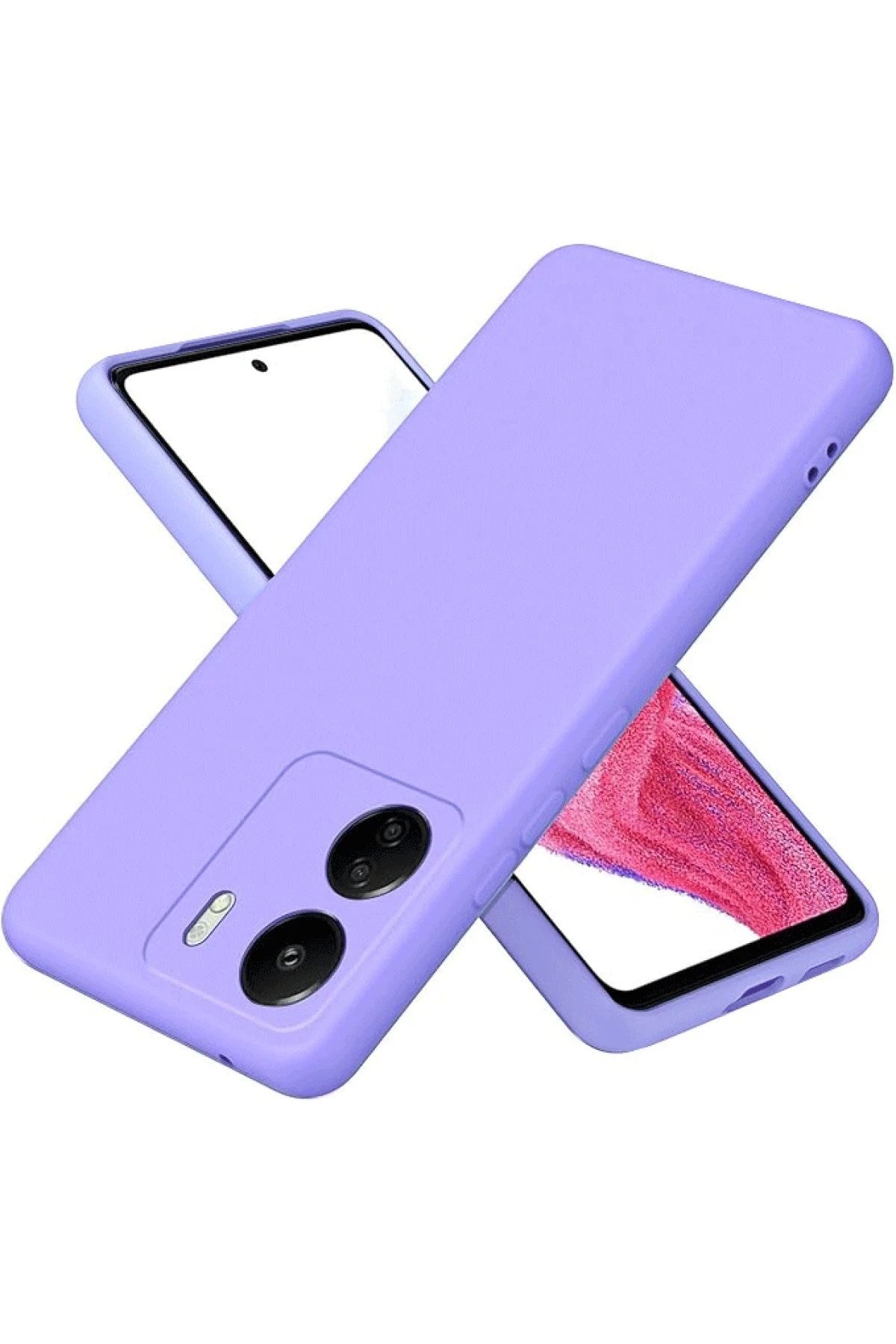 Mey İthalat® Redmi 13C Kılıf First Silikon - Lila