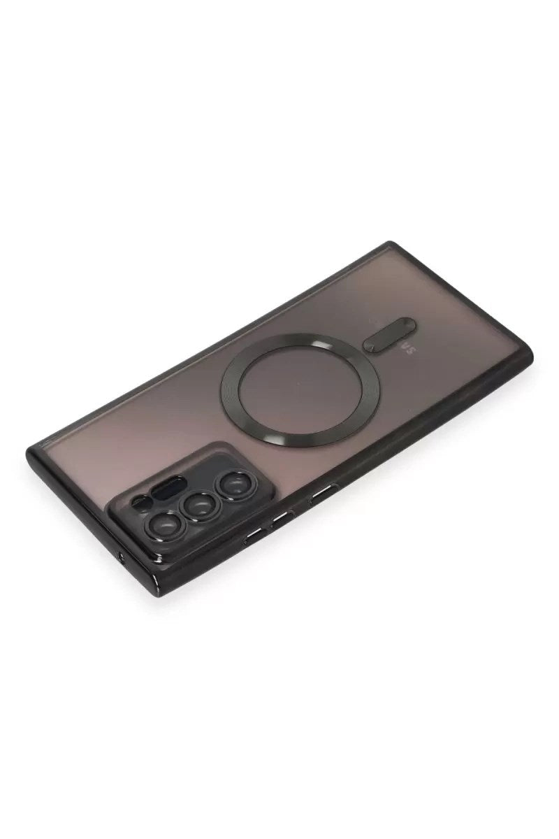 Mey İthalat® Samsung Galaxy Note 20 Ultra Kılıf Kross Magneticsafe Kapak - Siyah