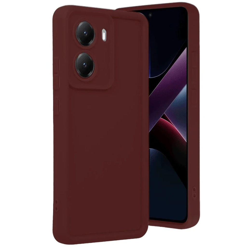 Mey İthalat® Poco X7 Pro Viera Silikon - Bordo