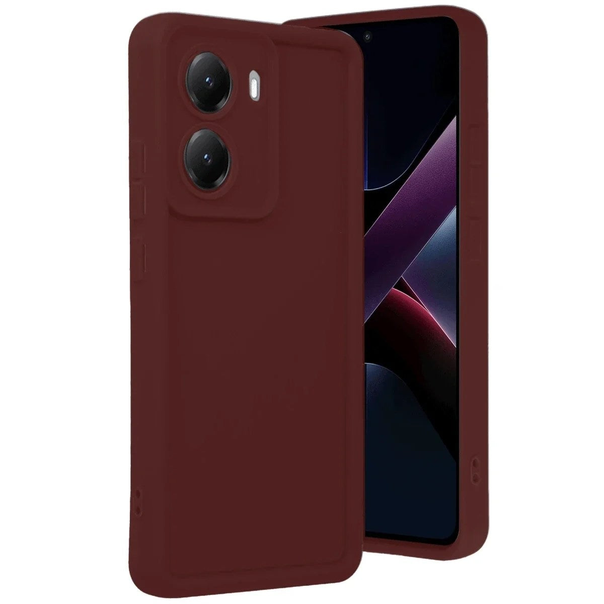 Mey İthalat® Poco X7 Pro Viera Silikon - Bordo