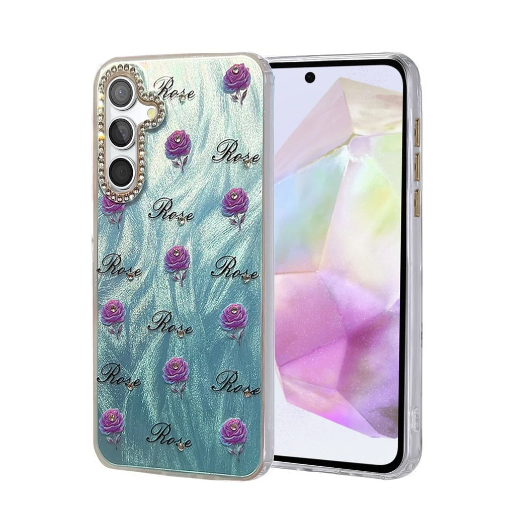 Mey İthalat® Samsung Galaxy A35 5G Kılıf Blade Aynalı Desenli Kapak - Desen 9