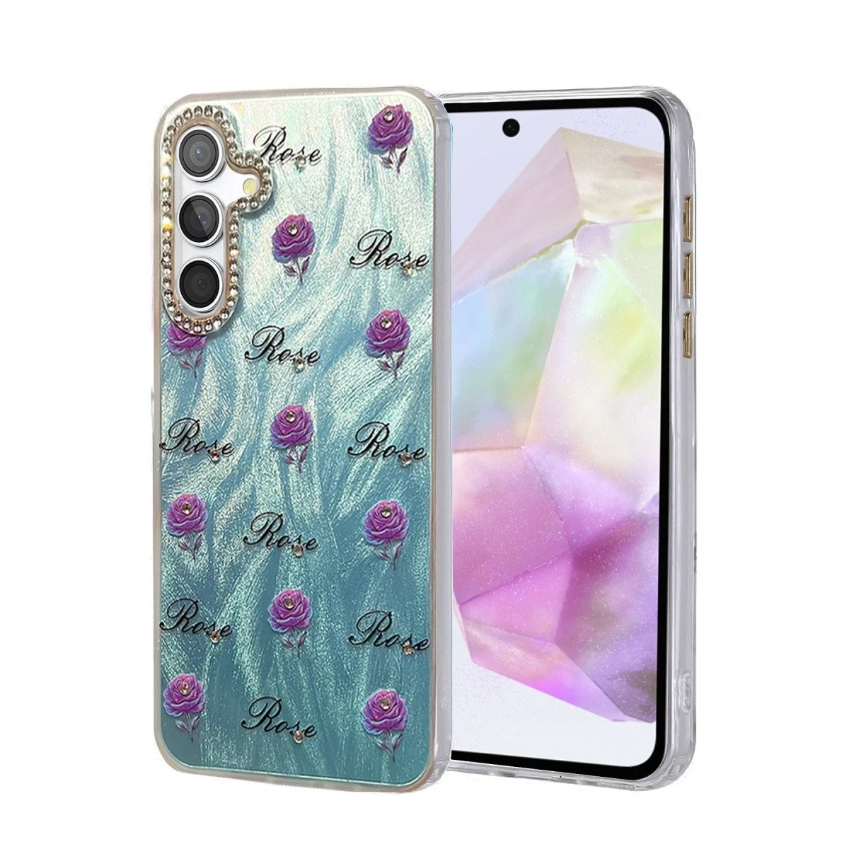 Mey İthalat® Samsung Galaxy A35 5G Kılıf Blade Aynalı Desenli Kapak - Desen 9