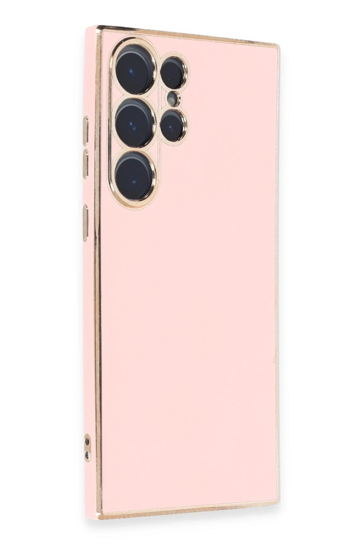 Mey İthalat® Samsung Galaxy S23 Ultra Kılıf Volet Silikon - Pembe