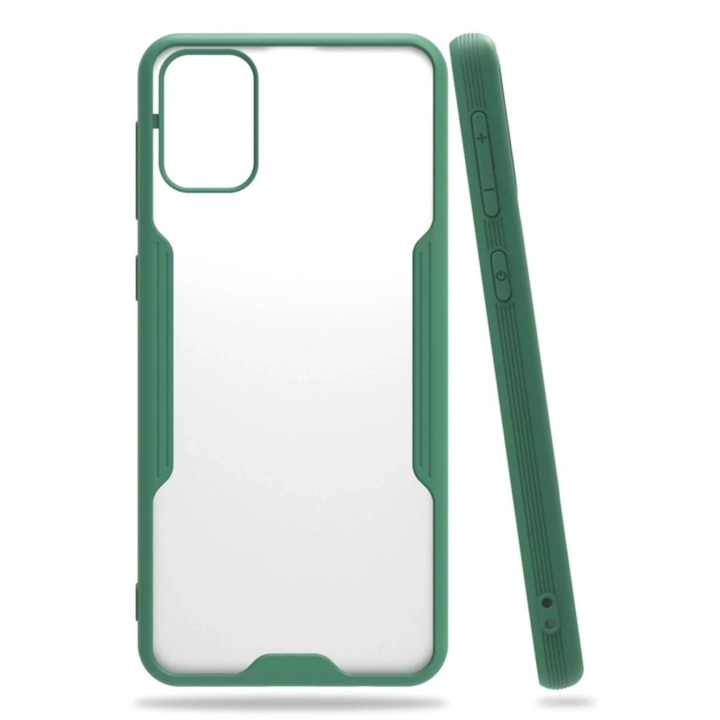 Mey İthalat® Samsung Galaxy M31 Kılıf Platin Silikon - Yeşil