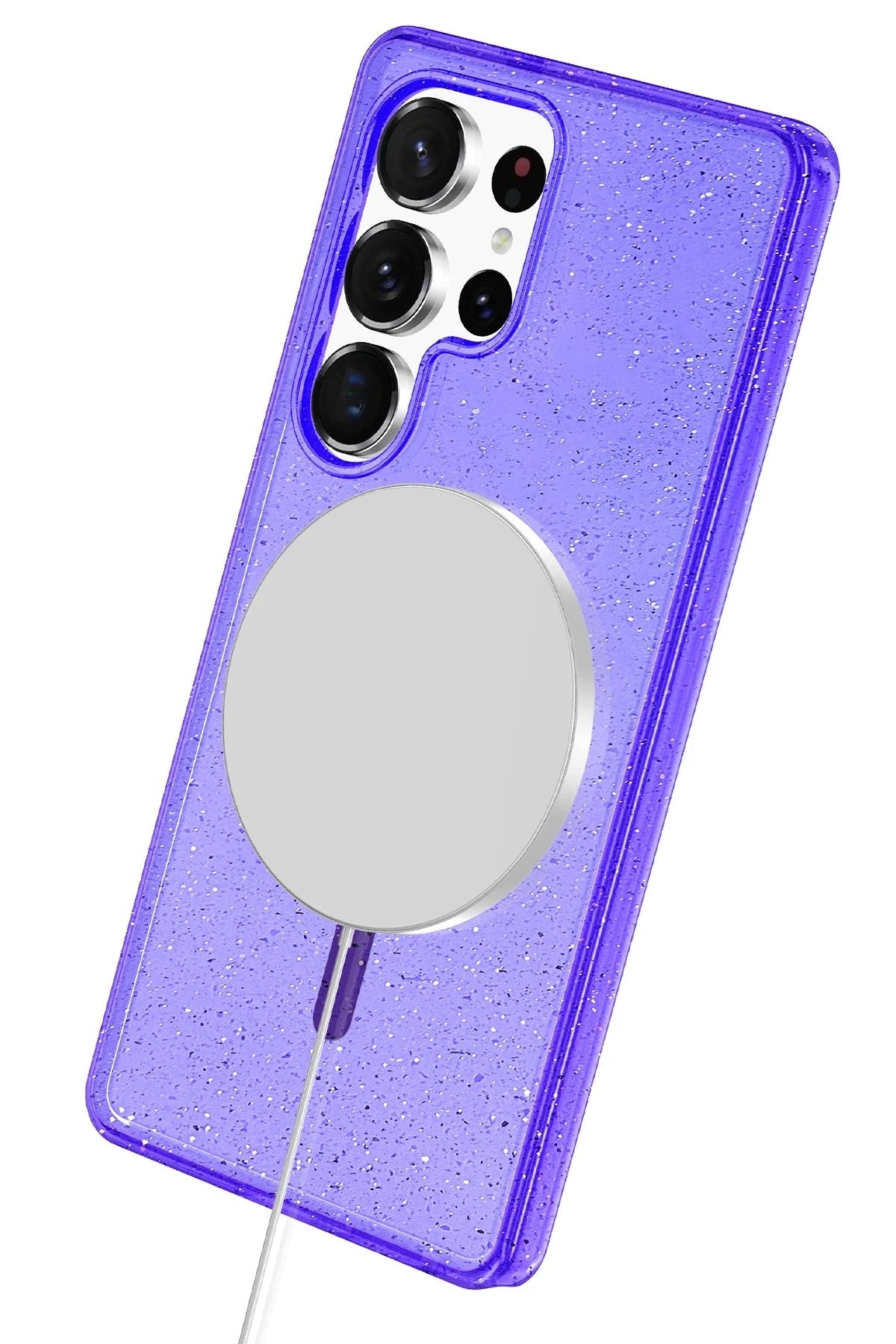 Mey İthalat® Samsung Galaxy S25 Ultra Star Magsafe Kapak - Mor