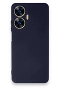 Mey İthalat® Realme C55 Kılıf First Silikon - Lacivert