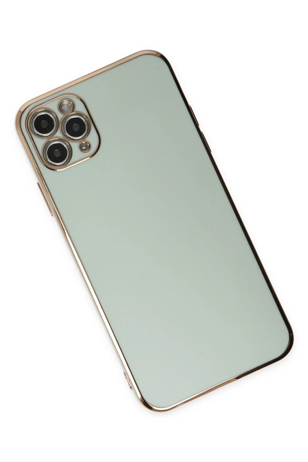 Mey İthalat® iPhone 11 Pro Max Kılıf Volet Silikon - Açık Yeşil