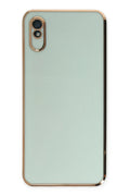Mey İthalat® Redmi 9A Kılıf Volet Silikon - Açık Yeşil