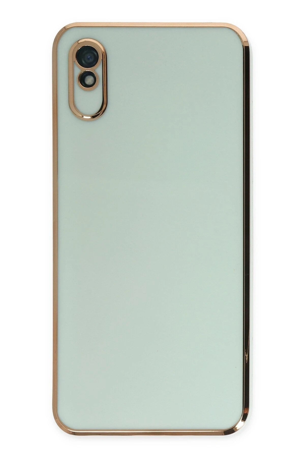 Mey İthalat® Redmi 9A Kılıf Volet Silikon - Açık Yeşil