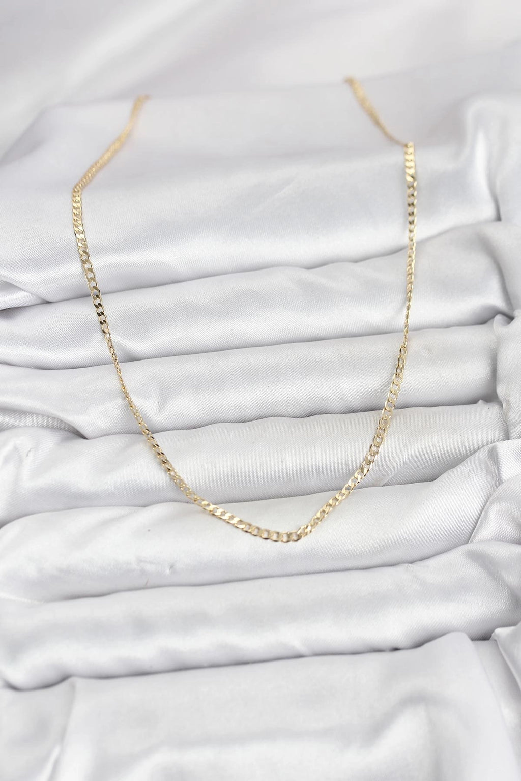 Mey İthalat® CM 14K Gold Renk Pirinç Zincir Model Kadın Kolye
