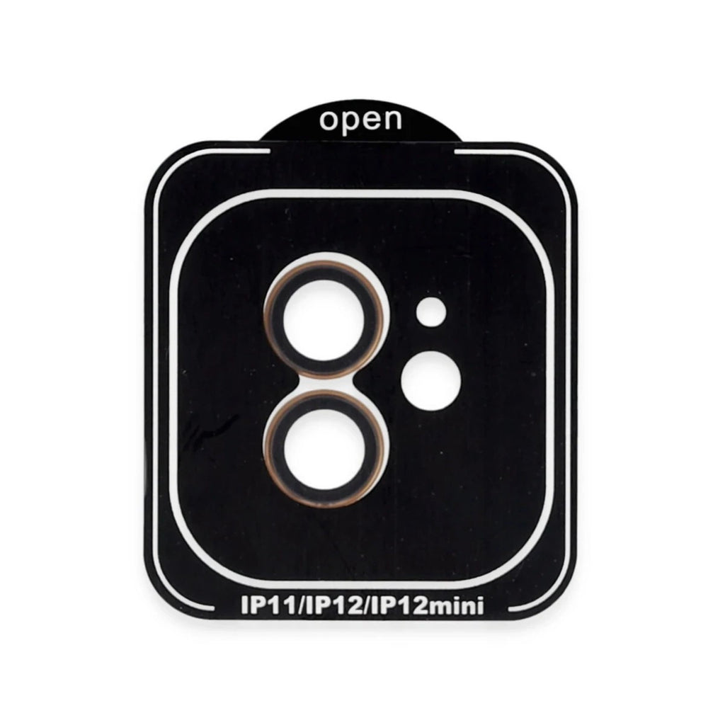 Mey İthalat® iPhone 11 PVD Metal Kamera Lens - Turuncu