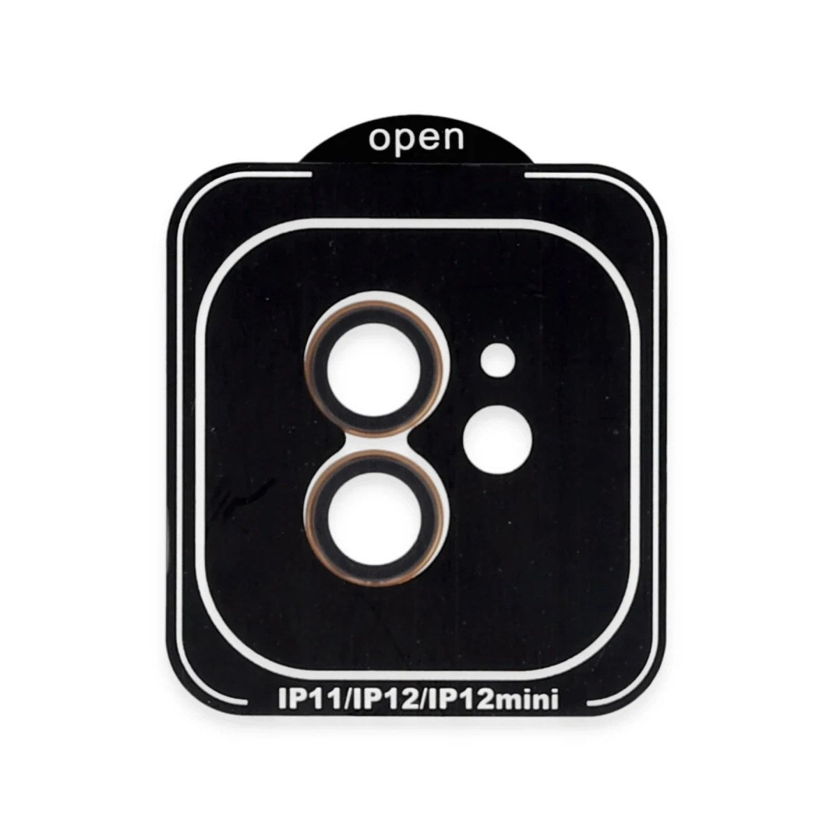 Mey İthalat® iPhone 11 PVD Metal Kamera Lens - Turuncu