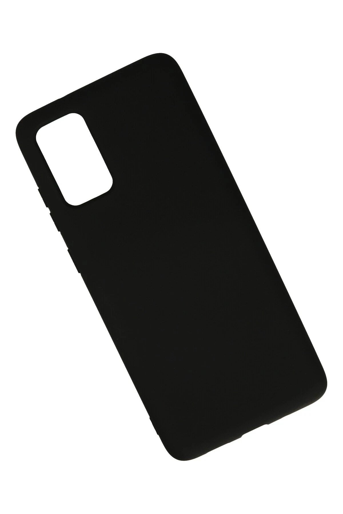 Mey İthalat® Samsung Galaxy S20 Plus Kılıf Nano içi Kadife Silikon - Siyah