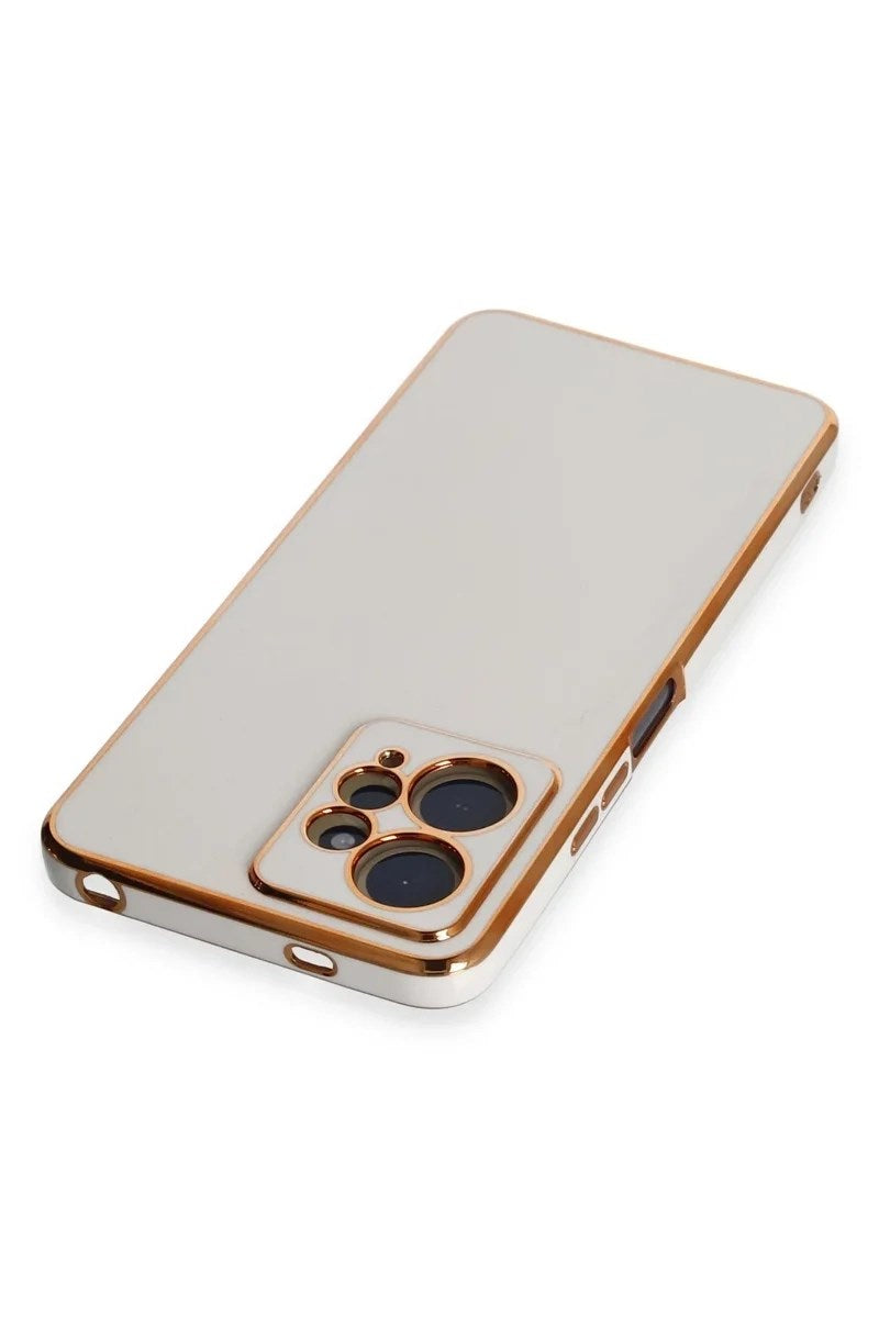 Mey İthalat® Redmi Note 12 4G Kılıf Volet Silikon - Beyaz