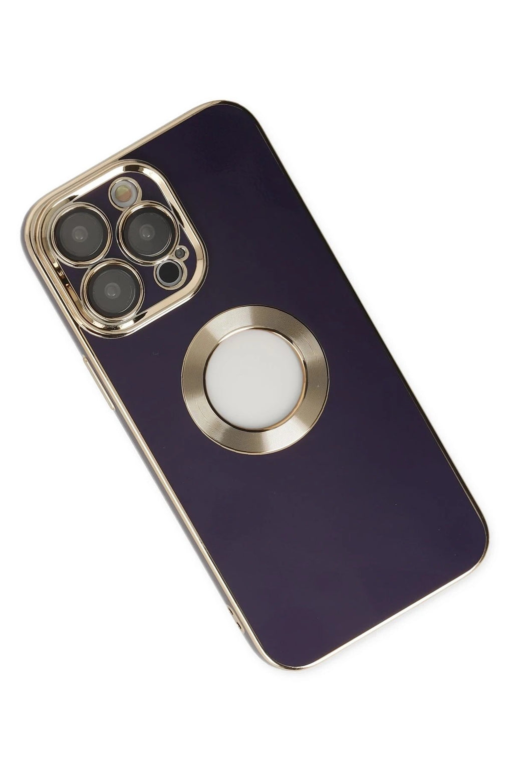 Mey İthalat® iPhone 13 Pro Max Kılıf Store Silikon - Derin Mor