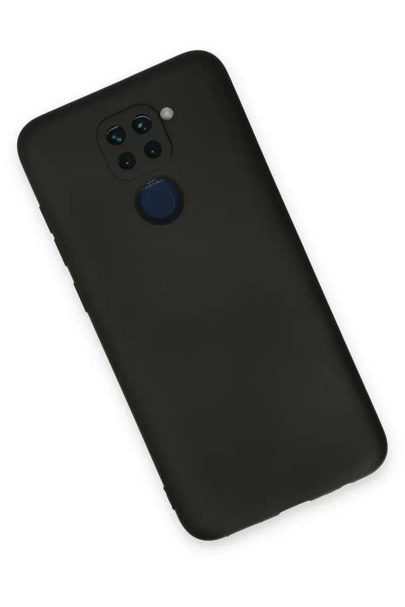 Mey İthalat® Redmi Note 9 Kılıf Nano içi Kadife Silikon - Siyah