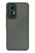 Mey İthalat® Mi 12 Lite Kılıf Montreal Silikon Kapak - Yeşil