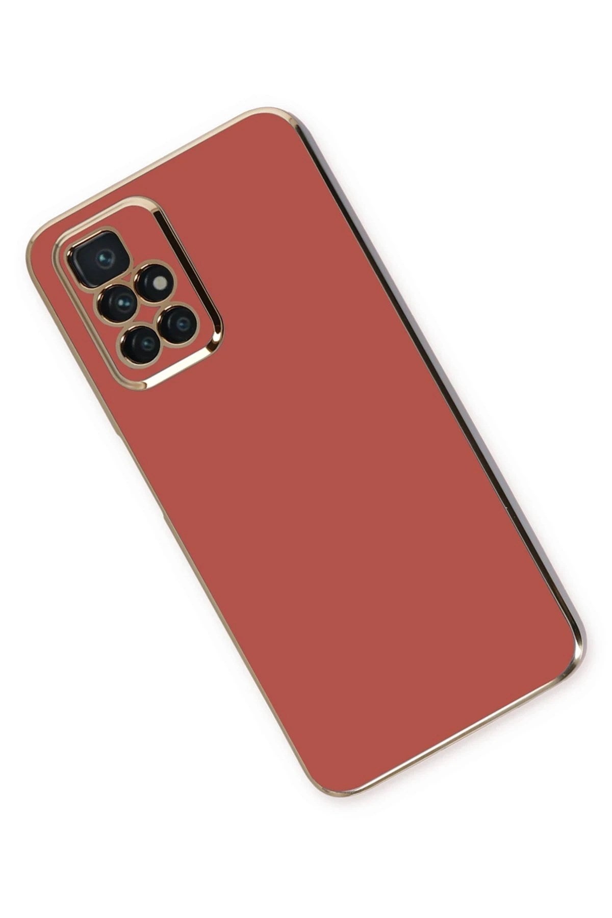 Mey İthalat® Redmi 10 2022 Kılıf Volet Silikon - Kırmızı