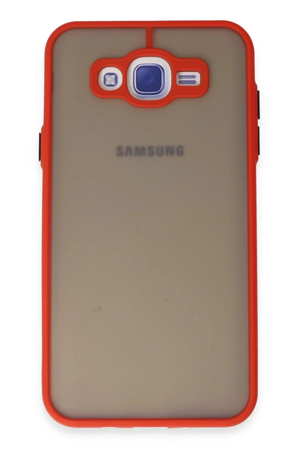 Mey İthalat® Samsung Galaxy J7 Kılıf Montreal Silikon Kapak - Kırmızı