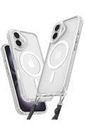 Mey İthalat® iPhone 16 Kılıf Enka Magsafe Silikon Kılıf - Şeffaf