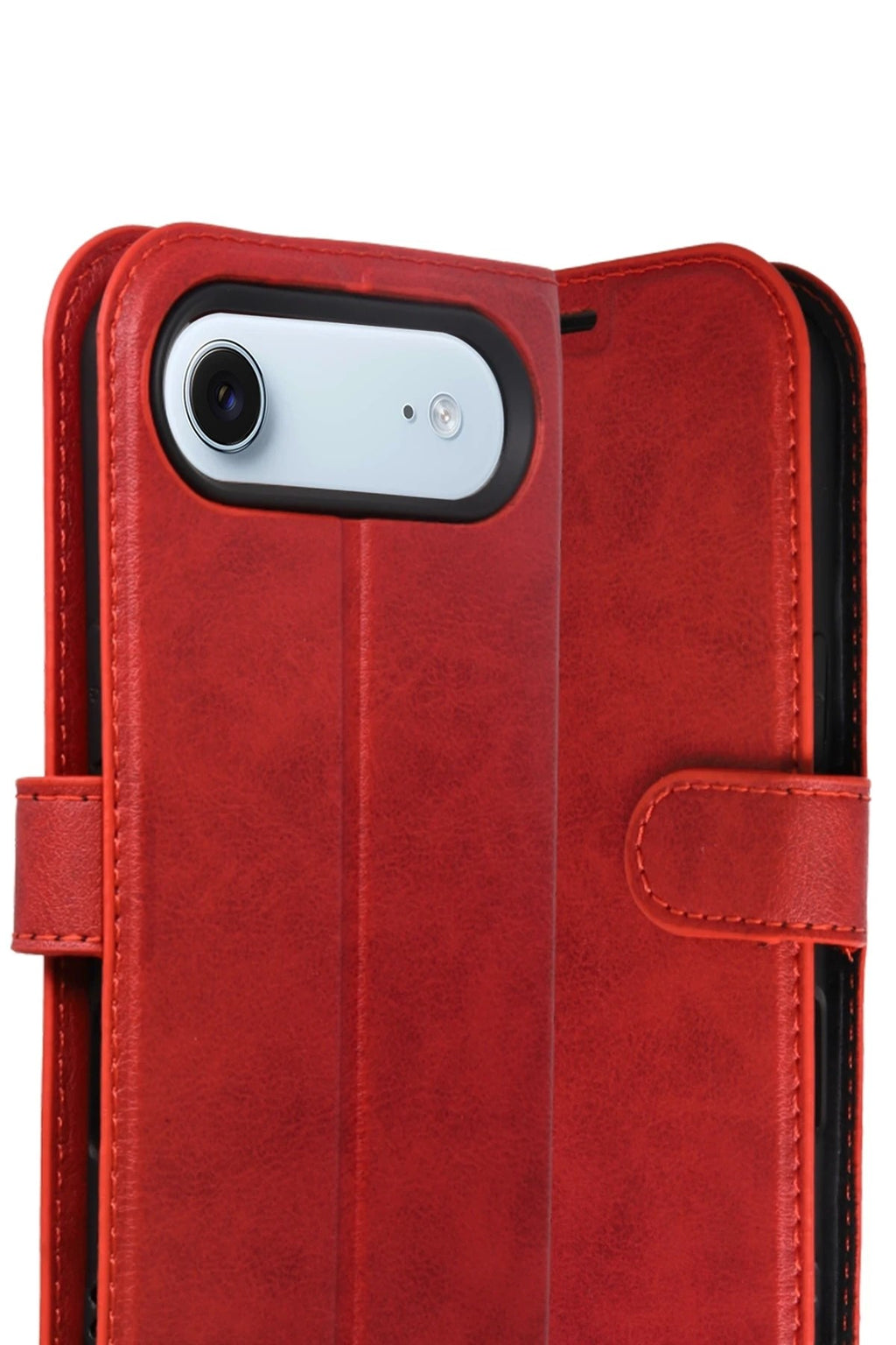 Mey İthalat® iPhone 17 Air Trend S Plus Kapaklı Kılıf - Kırmızı