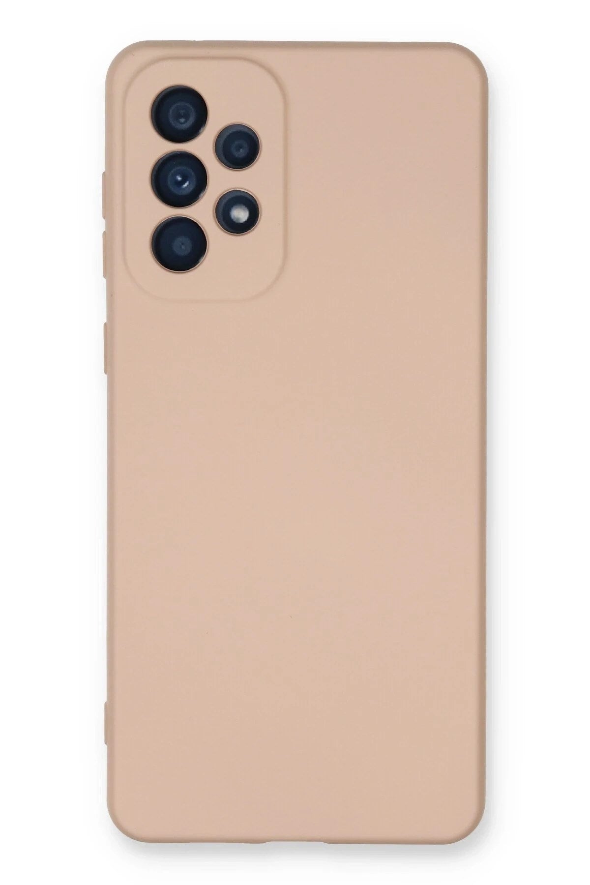 Mey İthalat® Samsung Galaxy A53 5G Kılıf Nano içi Kadife Silikon - Pudra