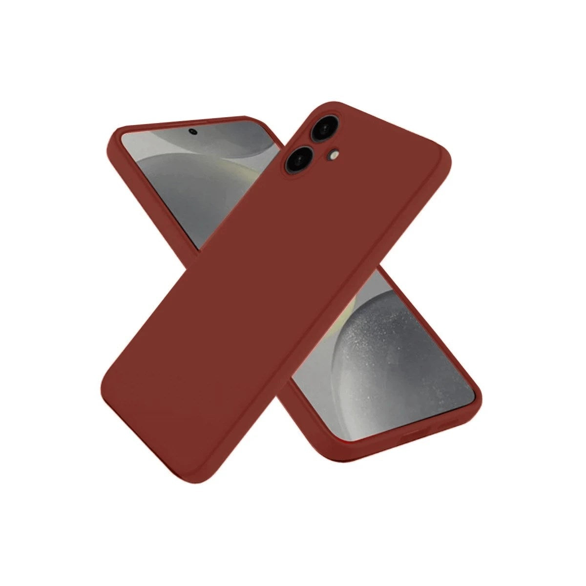 Mey İthalat® Samsung Galaxy A06 Kılıf First Silikon - Bordo