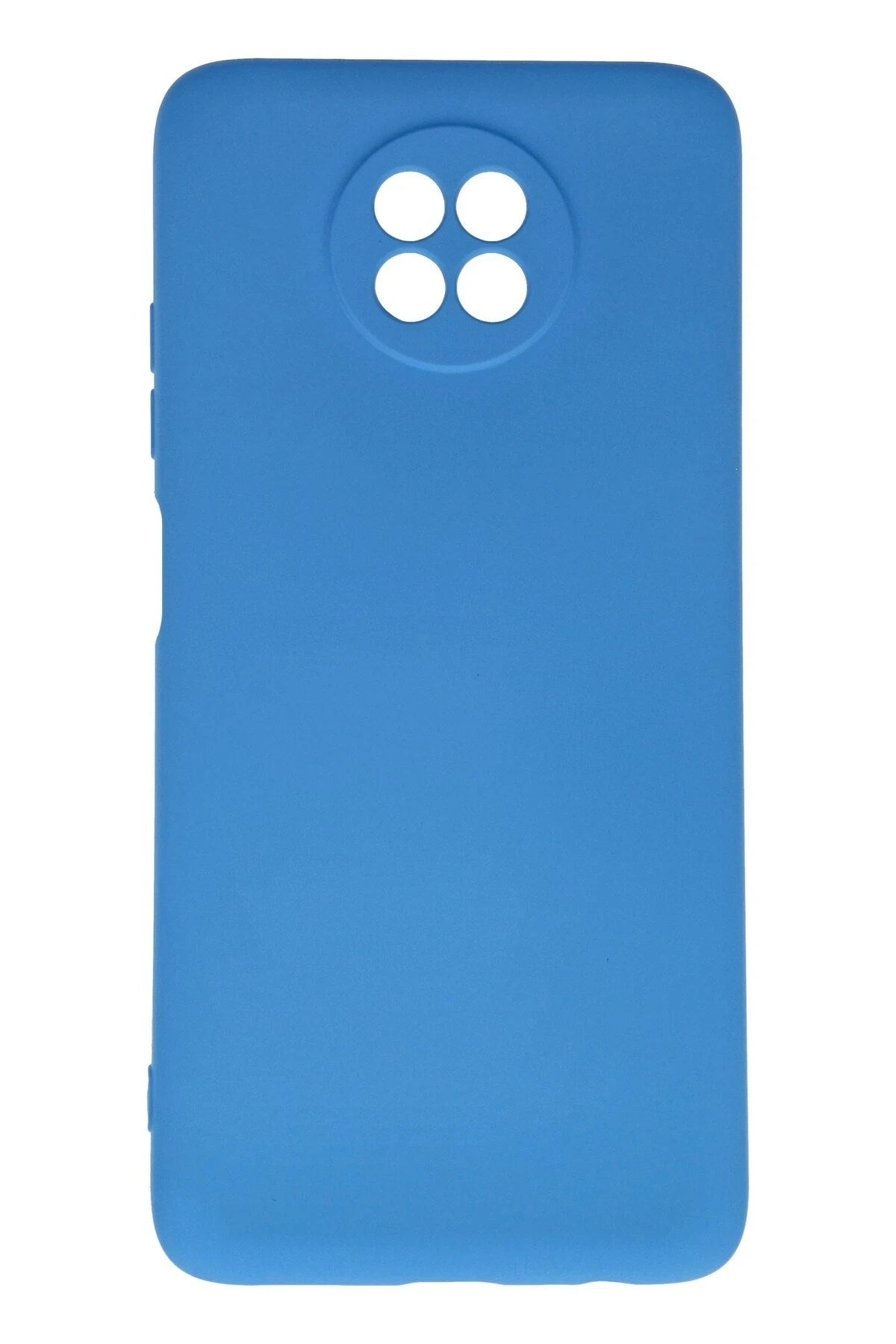 Mey İthalat® Redmi Note 9 5G Kılıf Nano içi Kadife Silikon - Mavi