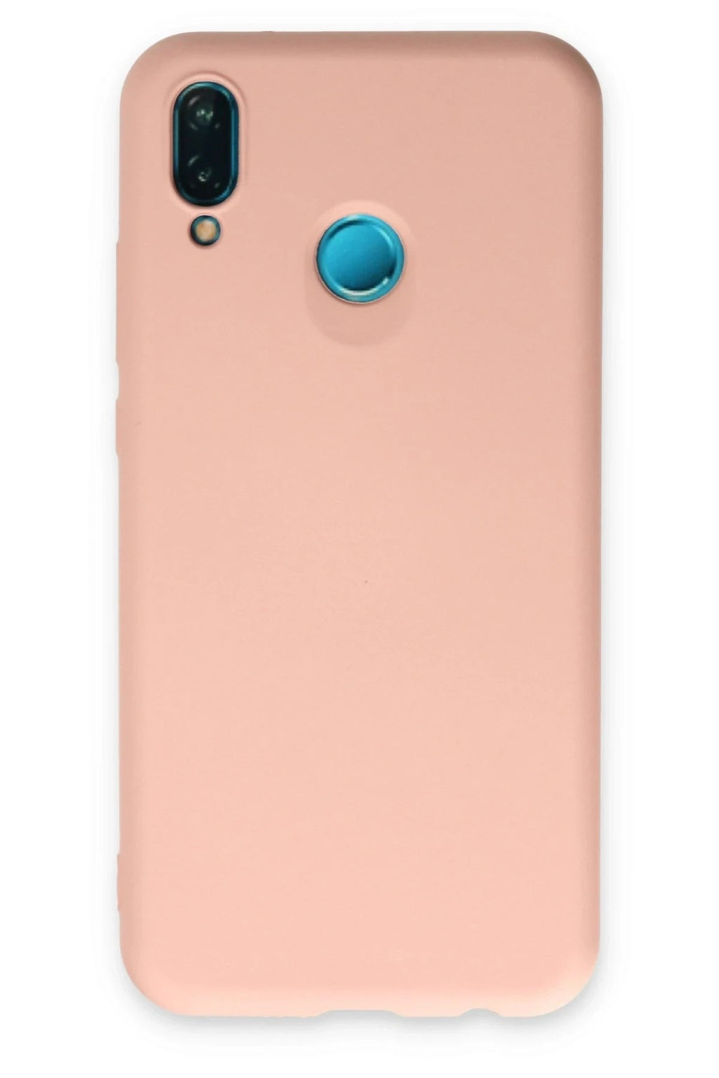 Mey İthalat® Huawei P20 Lite Kılıf Nano içi Kadife Silikon - Pudra