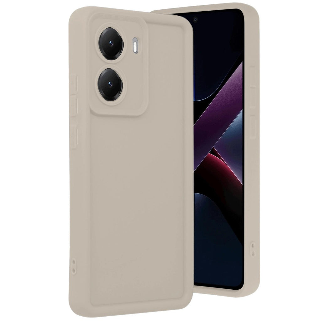 Mey İthalat® Poco X7 Pro Viera Silikon - Krem