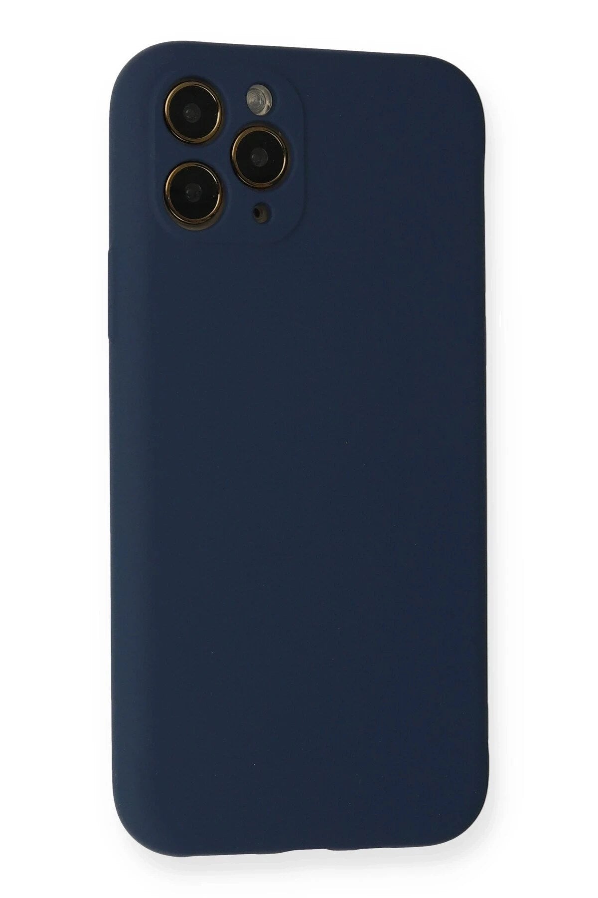 Mey İthalat® iPhone 11 Pro Kılıf Nano içi Kadife Silikon - Lacivert