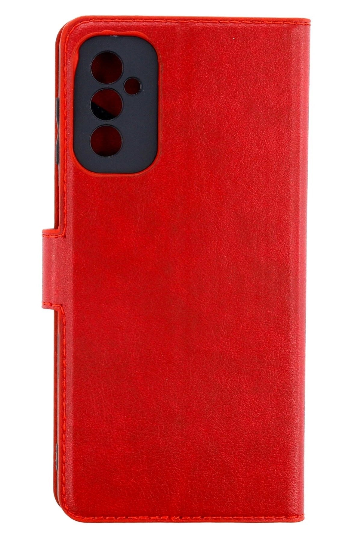 Mey İthalat® Samsung Galaxy M52 5G Kılıf Trend S Plus Kapaklı Kılıf - Kırmızı