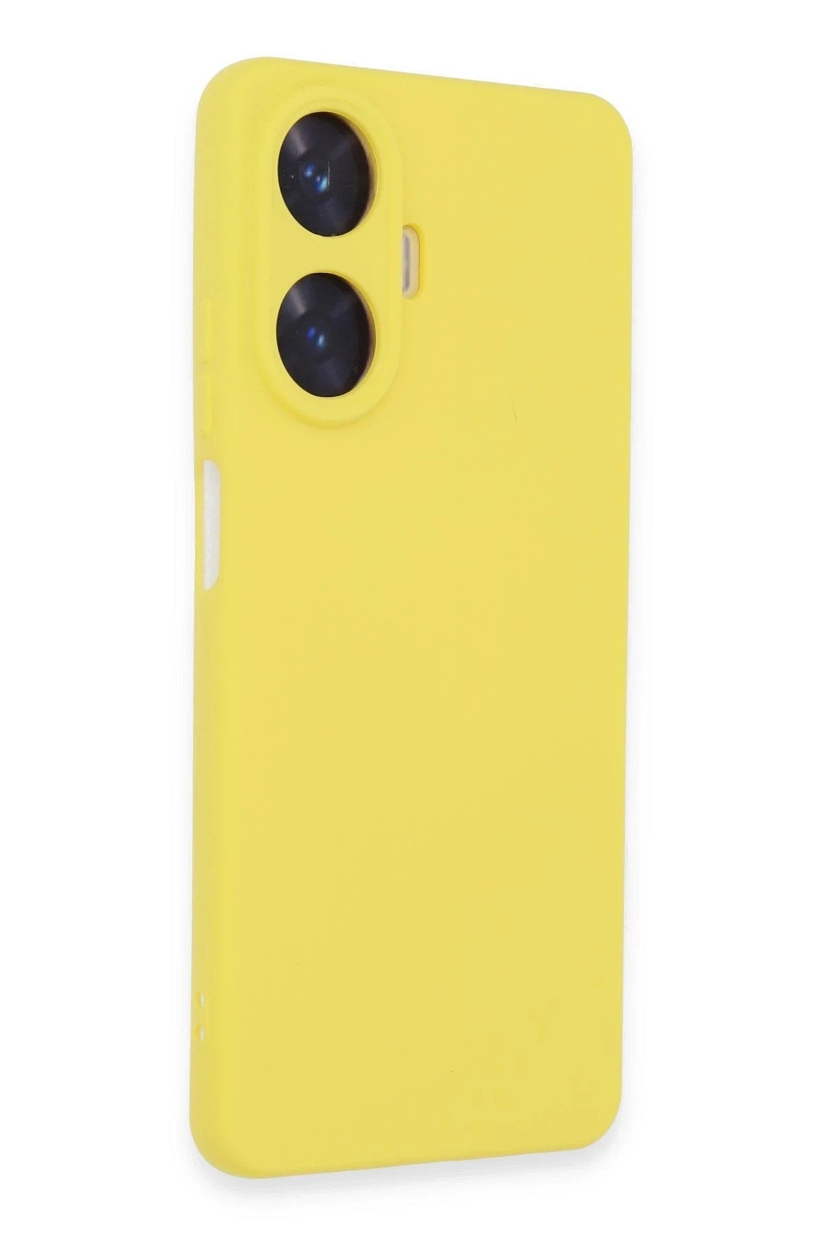 Mey İthalat® Realme C55 Kılıf Nano içi Kadife Silikon - Sarı
