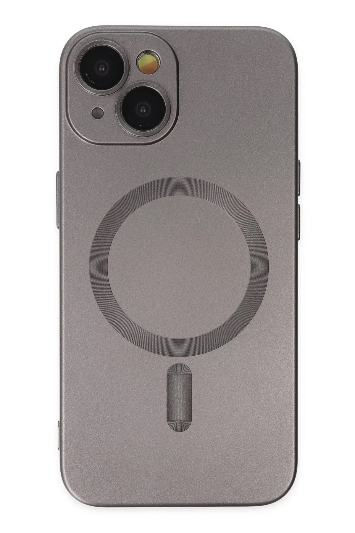 Mey İthalat® iPhone 14 Plus Kılıf Moshi Lens Magneticsafe Silikon - Füme
