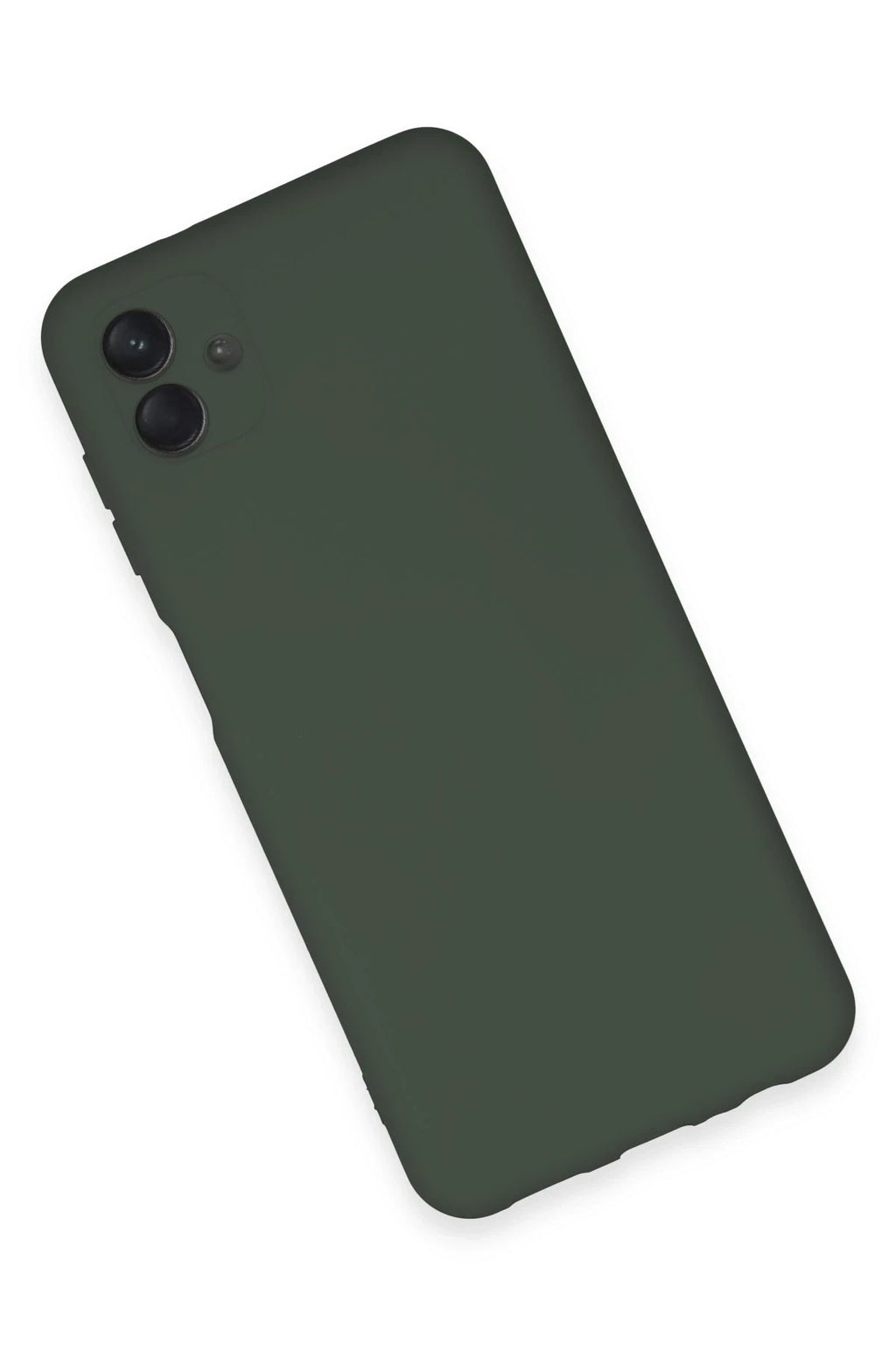 Mey İthalat® Samsung Galaxy A04E Kılıf Nano içi Kadife Silikon - Koyu Yeşil