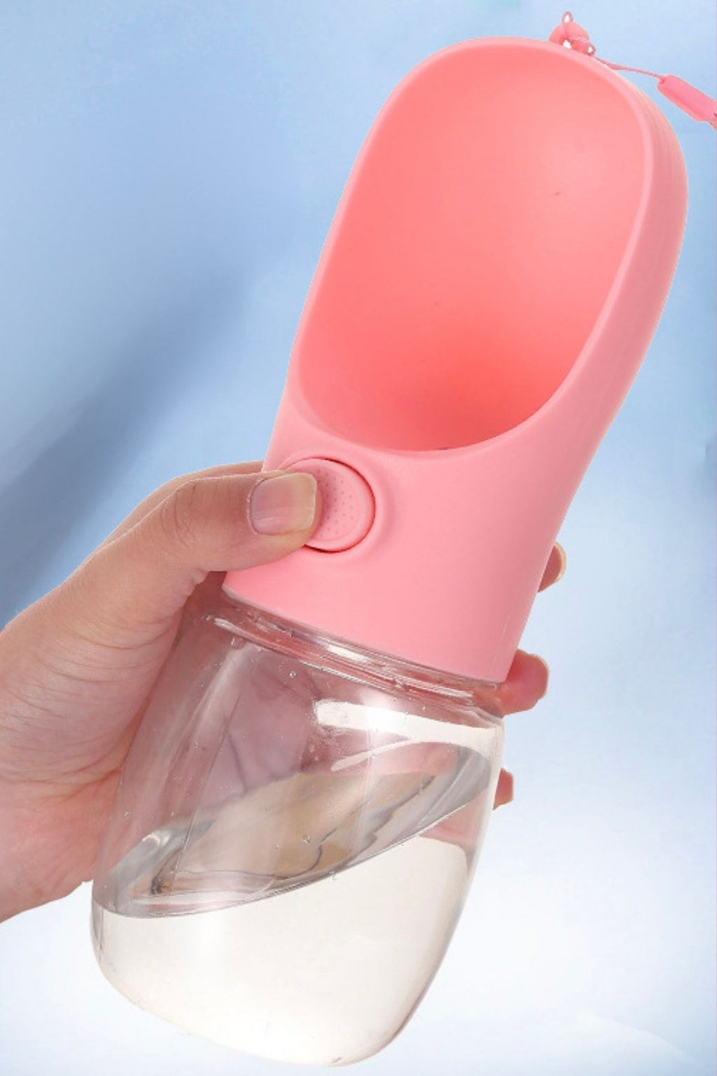 450 ml Taşınabilir Butonlu Evcil Hayvan Suluğu