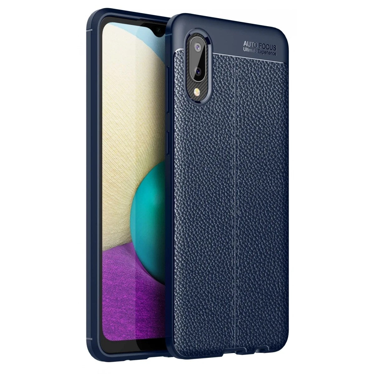 Mey İthalat® Samsung Galaxy A02 Kılıf Auto Focus Kapak - Lacivert