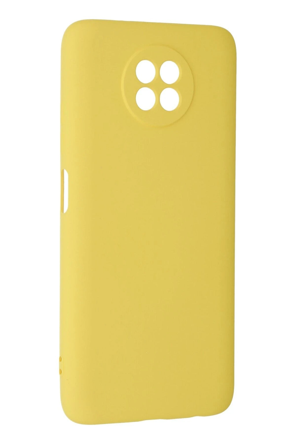 Mey İthalat® Redmi Note 9 5G Kılıf Nano içi Kadife Silikon - Sarı