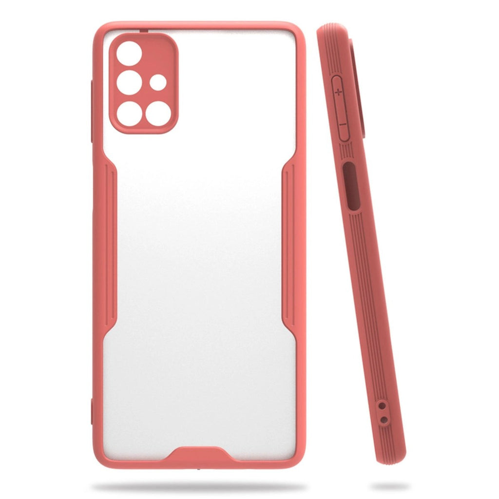 Mey İthalat® Samsung Galaxy M31S Kılıf Platin Silikon - Pembe