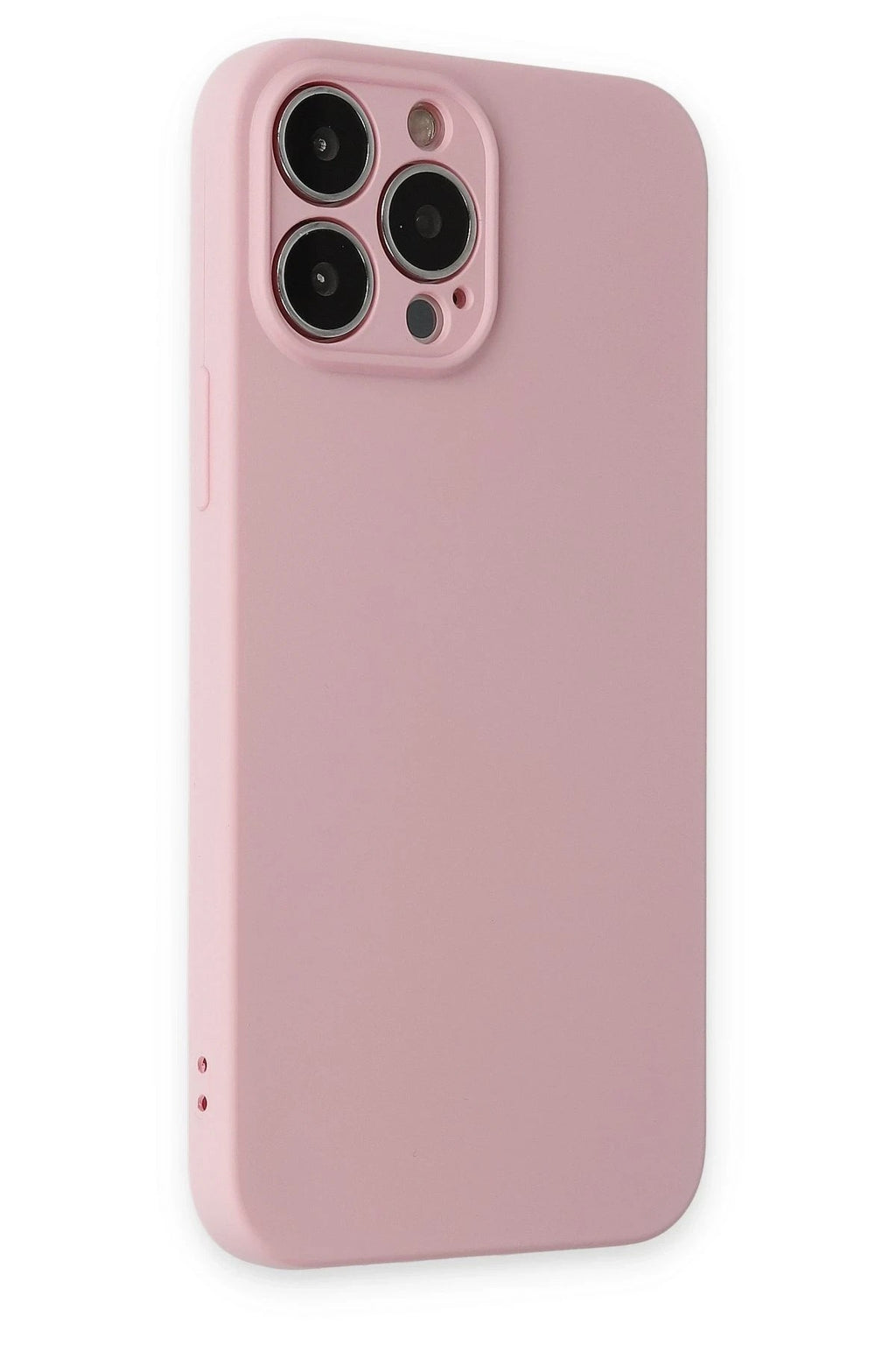 Mey İthalat® iPhone 13 Pro Kılıf Nano içi Kadife Silikon - Pembe
