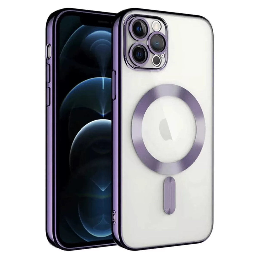 Mey İthalat® iPhone 14 Pro Max Kılıf Kross Magneticsafe Kapak - Mor
