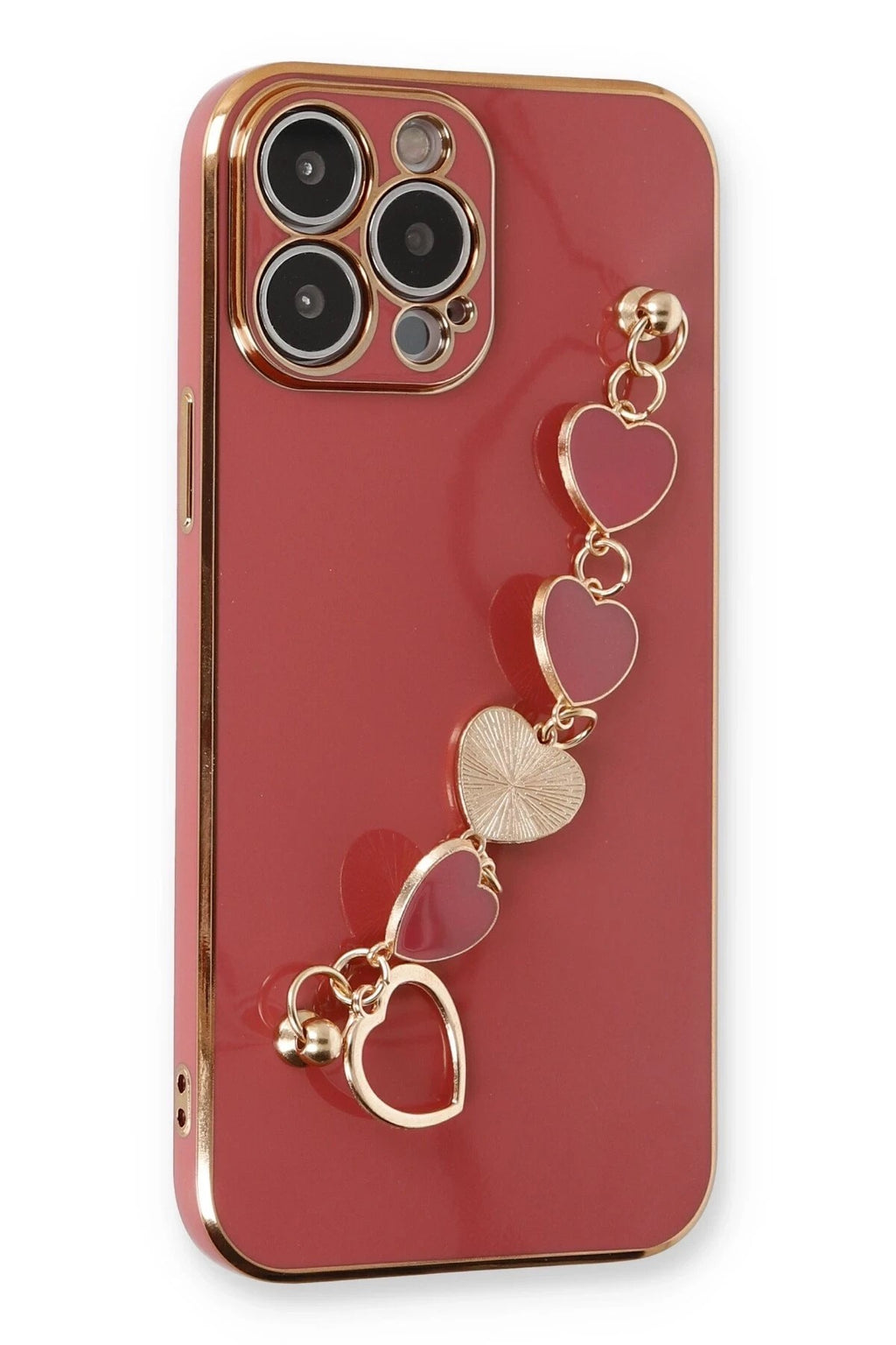 Mey İthalat® iPhone 14 Pro Max Kılıf Esila Silikon - Kırmızı