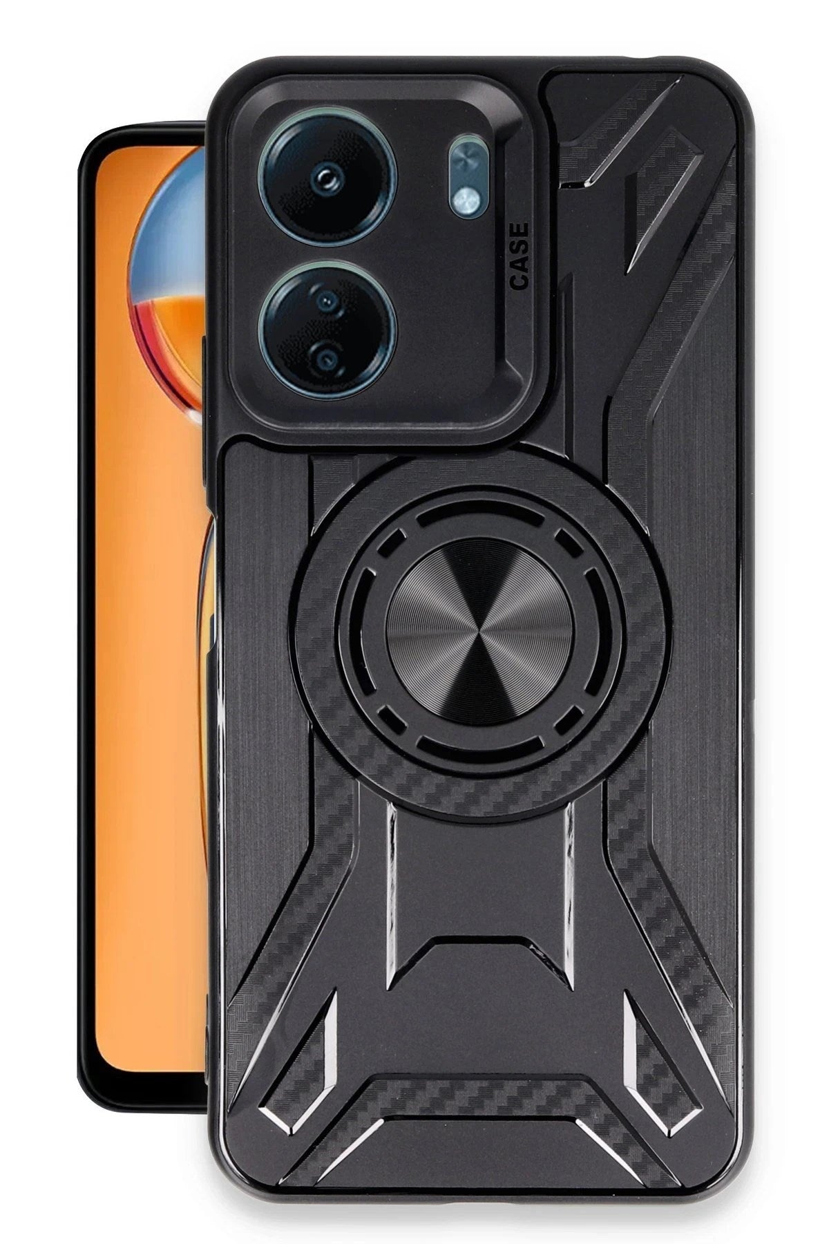 Mey İthalat® Redmi 13C Kılıf Lincoln Silikon - Siyah