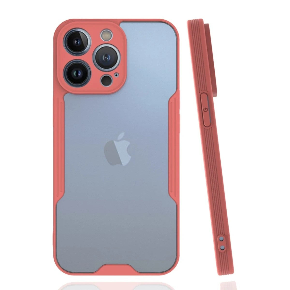Mey İthalat® iPhone 14 Pro Max Kılıf Platin Silikon - Pembe