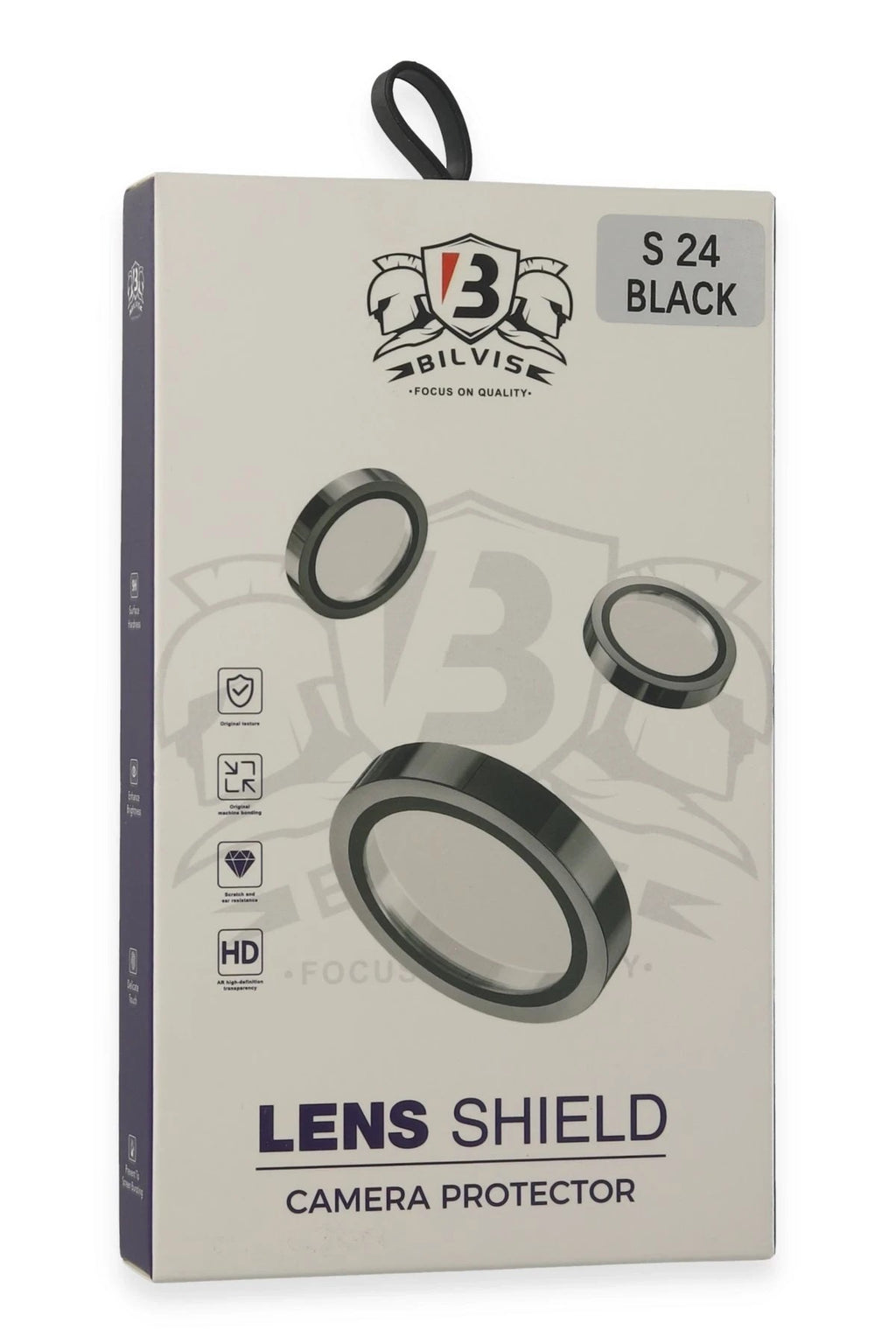 Mey İthalat® Samsung Galaxy S24 Bilvis Titan Kamera Lens - Siyah