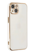 Mey İthalat® iPhone 14 Plus Kılıf Volet Silikon - Beyaz