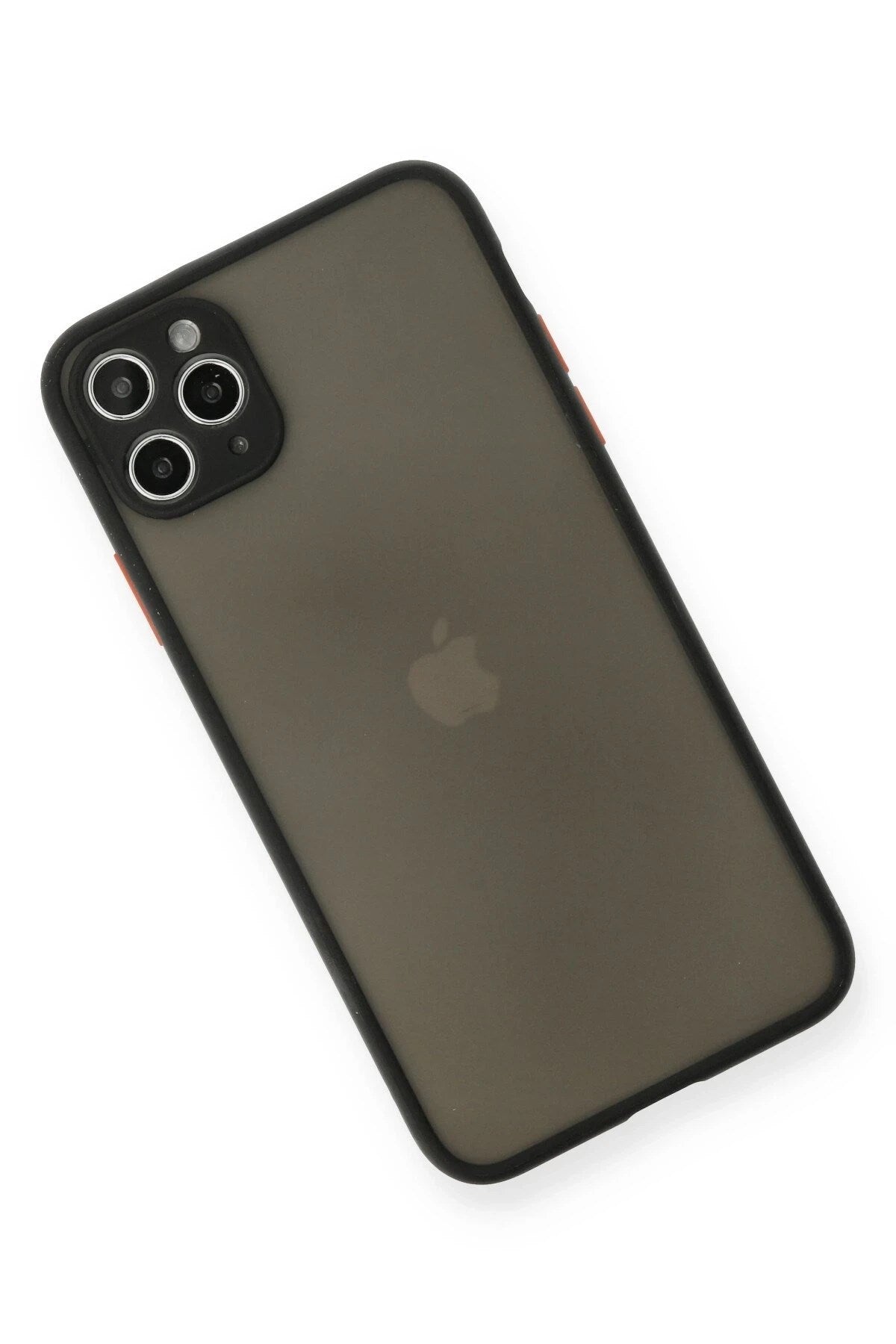 Mey İthalat® iPhone 11 Pro Max Kılıf Montreal Silikon Kapak - Siyah