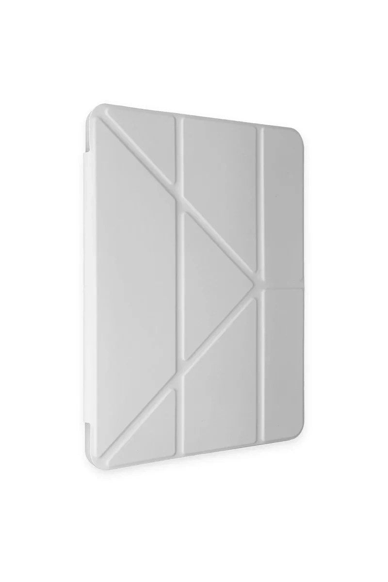 Mey İthalat® iPad Air 4 10.9 Kılıf Kalemlikli Mars Tablet Kılıfı - Gri