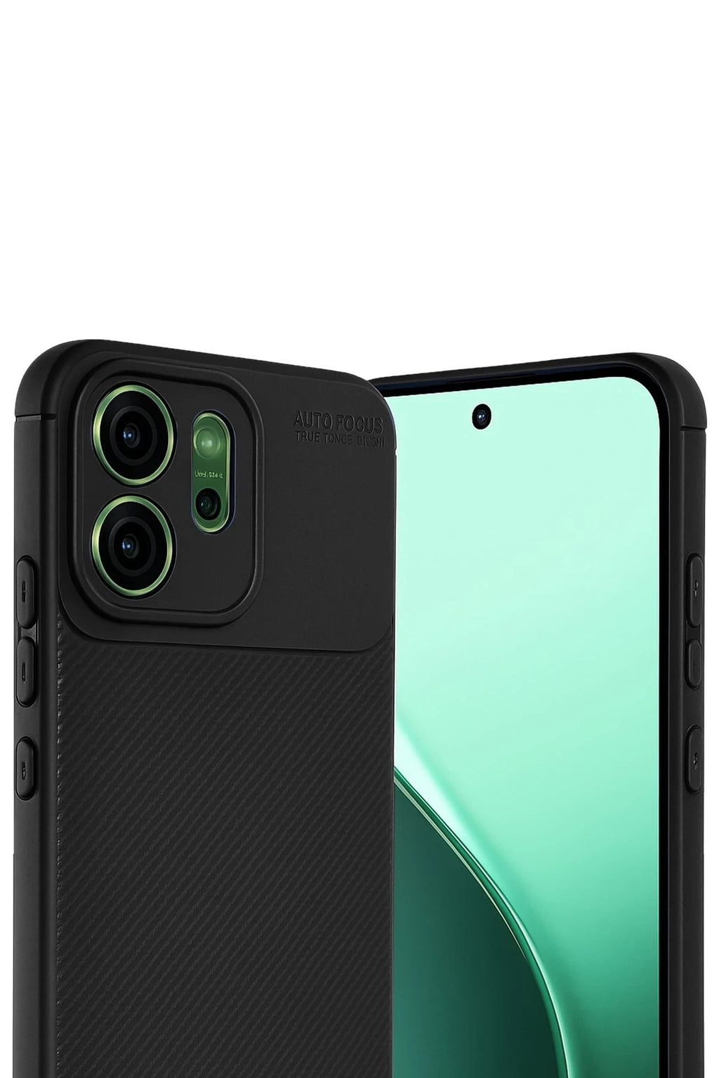 Mey İthalat® Reno 14F Auto Focus Karbon Kapak - Siyah