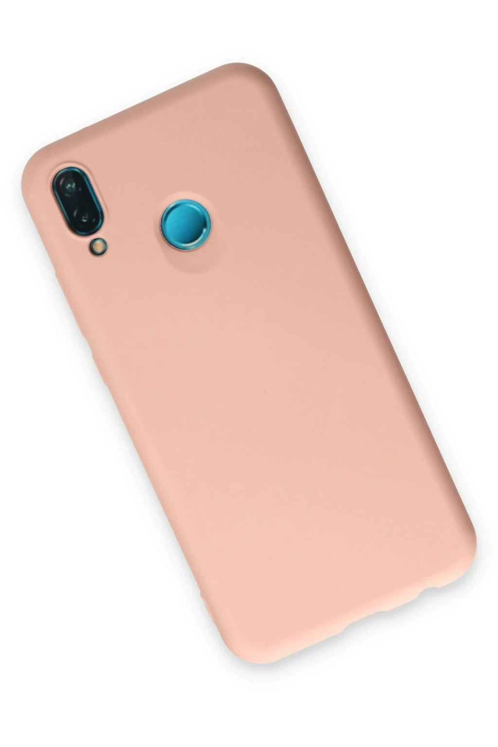 Mey İthalat® Huawei P20 Lite Kılıf Nano içi Kadife Silikon - Pudra